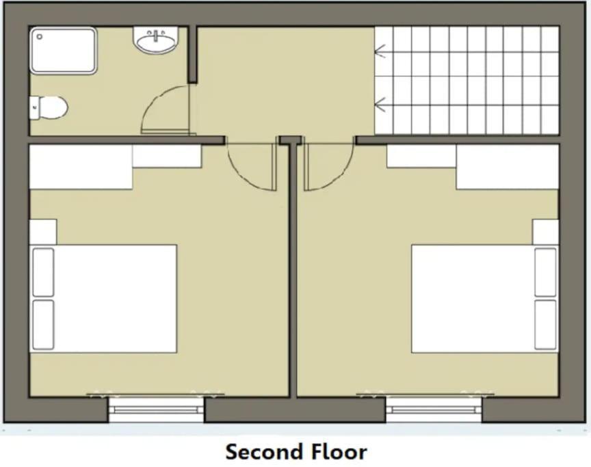 Apartment Stylish Centre Townhouse, Sleeps 12 With Parking